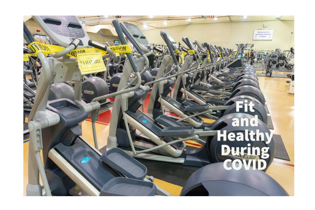Gaffney Fitness Center on Fort Gearge G. Meade Maryland implemented strict social distancing measures for service-members utilizing their facility during the COVID-19 pandemic. Photo by Ricardo Hernandez.